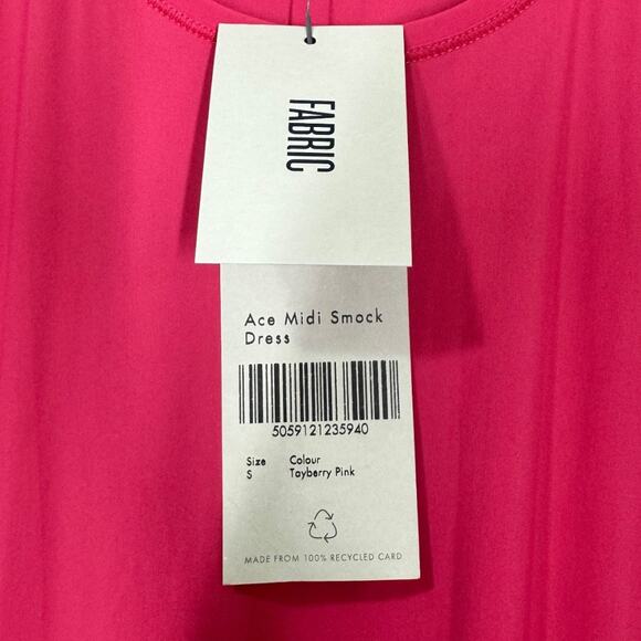 Sweaty Betty Explorer Ace Midi Dress Tayberry Pink Small New NWT Flaw Activewear - Picture 8 of 9